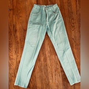 COPY - Roper teal/turquoise rockies style jeans.